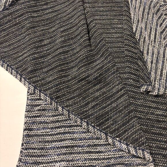 Tommy Hilfiger Women's Knit Blue White Open Front Drape Cardigan Sweater Size S - Picture 7 of 16